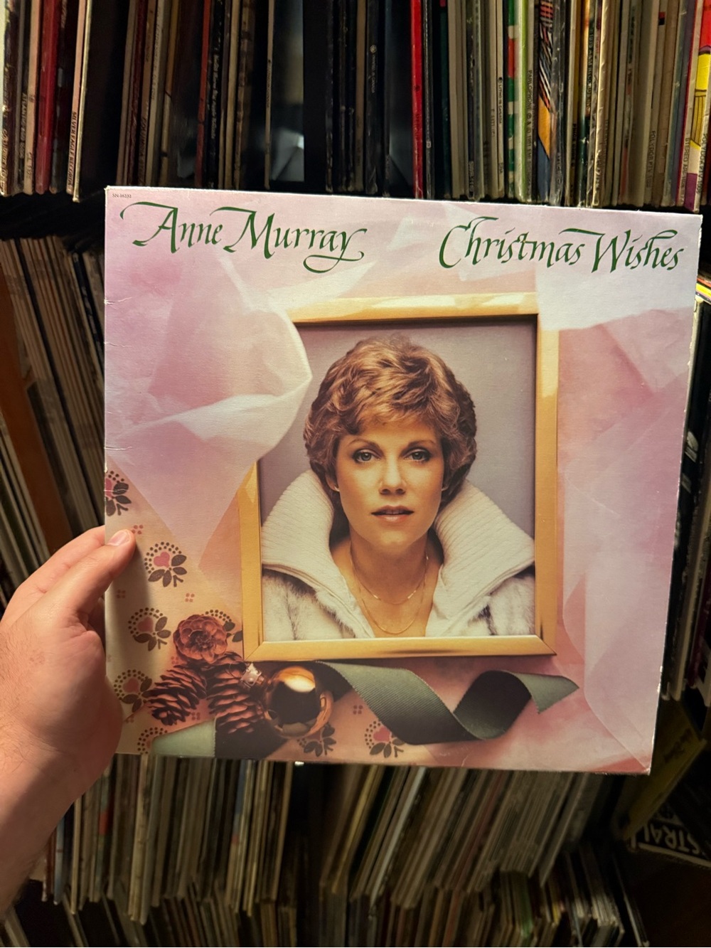 ⏺️ 3/$25 Anne Murray Christmas Wishes Vinyl Album